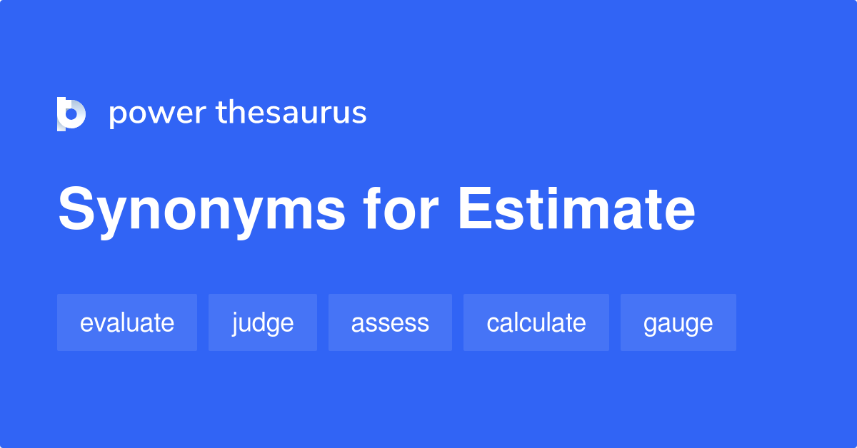 estimate